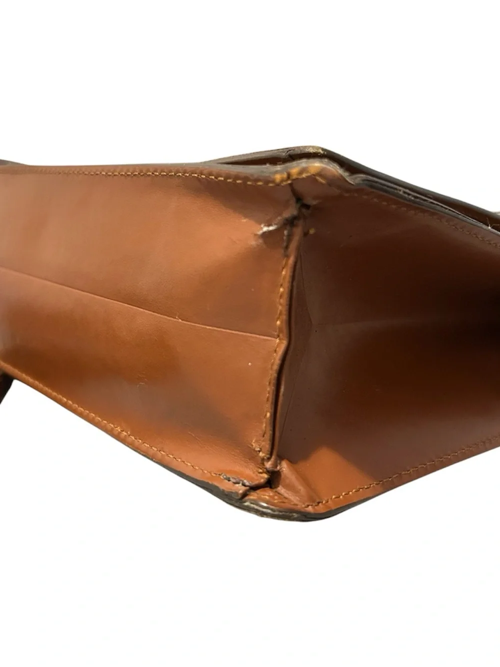 Louis Vuitton Monogram Monceau Satchel with Tan Strap
